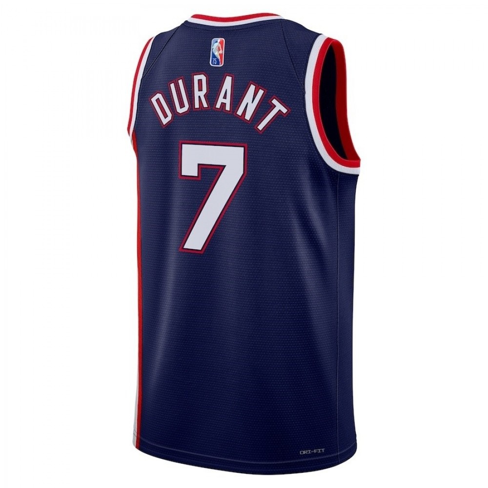 Men's Brooklyn Nets Kevin Durant #7 Navy 2021/22 Swingman Jersey - City Edition-Pro Kit Vault | Brand New 26/27 Sports Jerseys